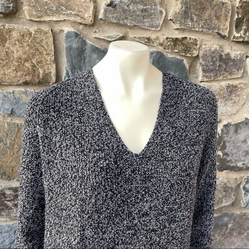 Athleta Switchback Pullover Sweater In Black Marl… - image 3